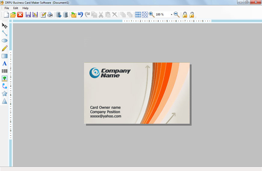 Create business card software