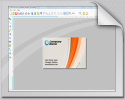 Business Card Designing Software Screenshot