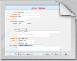 Financial Accounting Software (Standard) Screenshot