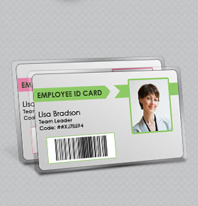id card software design student employee identification cards id badge designs
