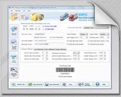 Barcode Maker for Packaging, Supply & Distribution Industry Screenshot