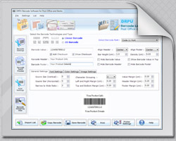 Barcode Maker for Post Office and Bank Screenshot
