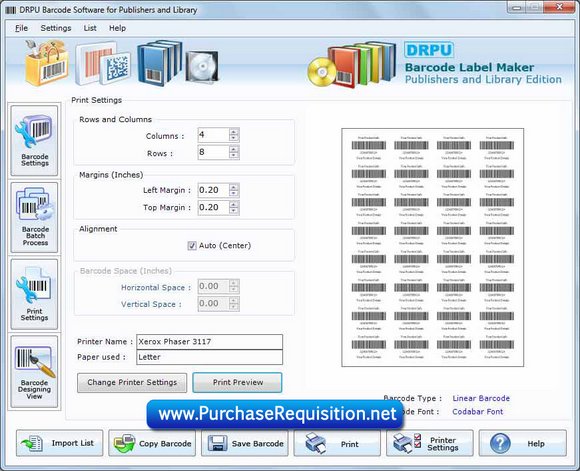 Click to view 2d Barcodes for Libraries 7.3.0.1 screenshot