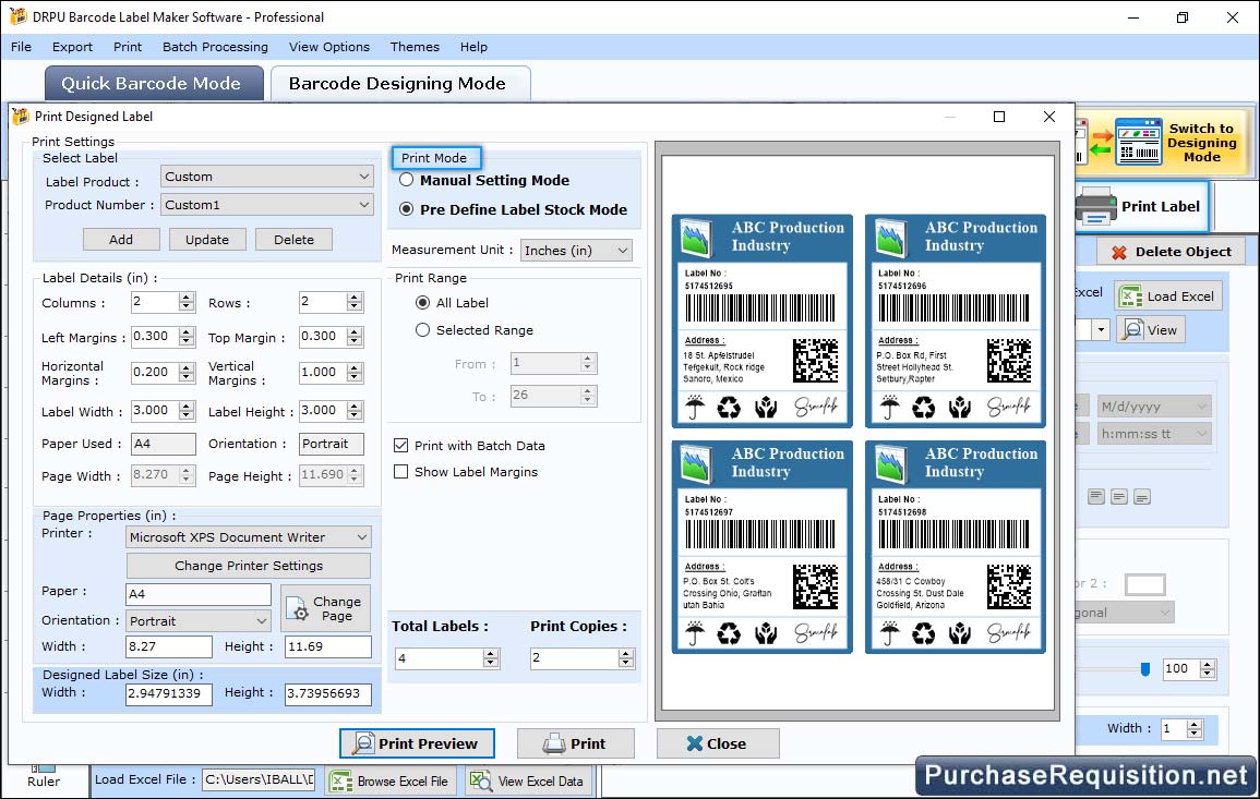 Print Settings